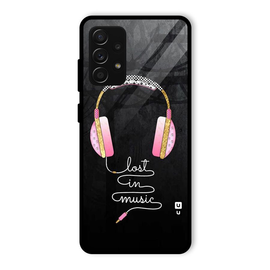 Music Lost Glass Back Case for Galaxy A53 5G
