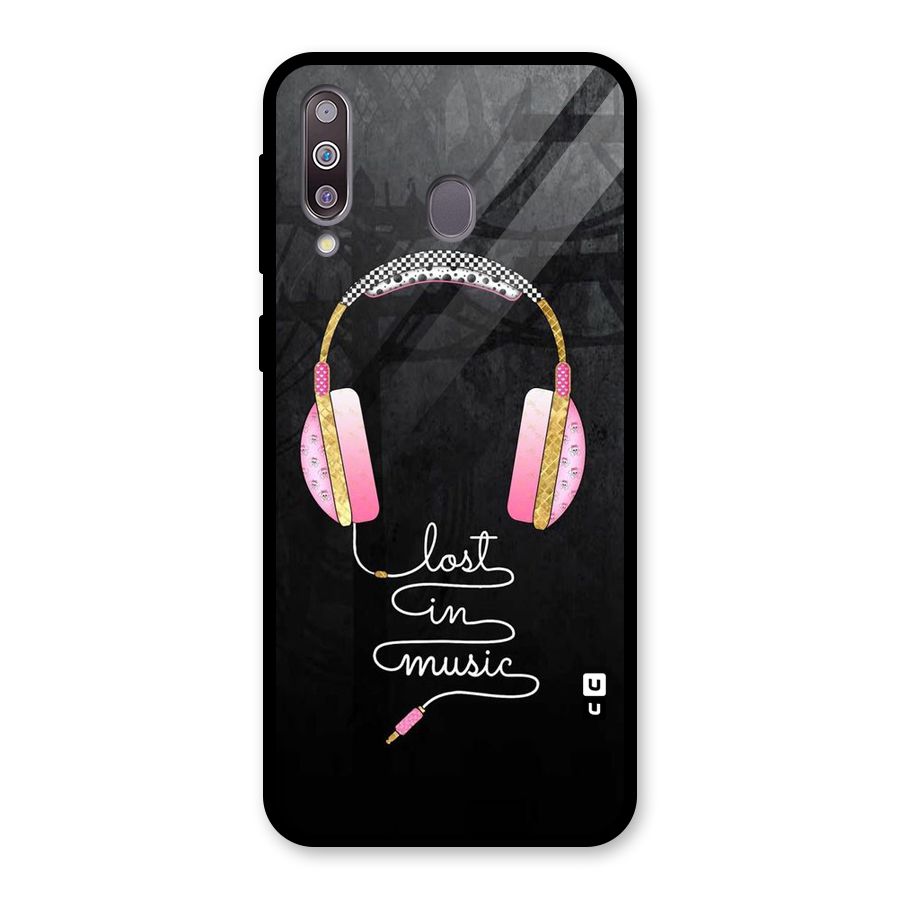 Music Lost Glass Back Case for Galaxy M30