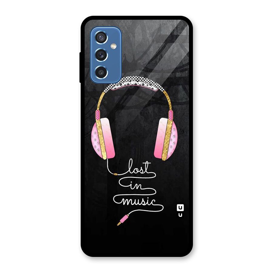 Music Lost Glass Back Case for Galaxy M52 5G