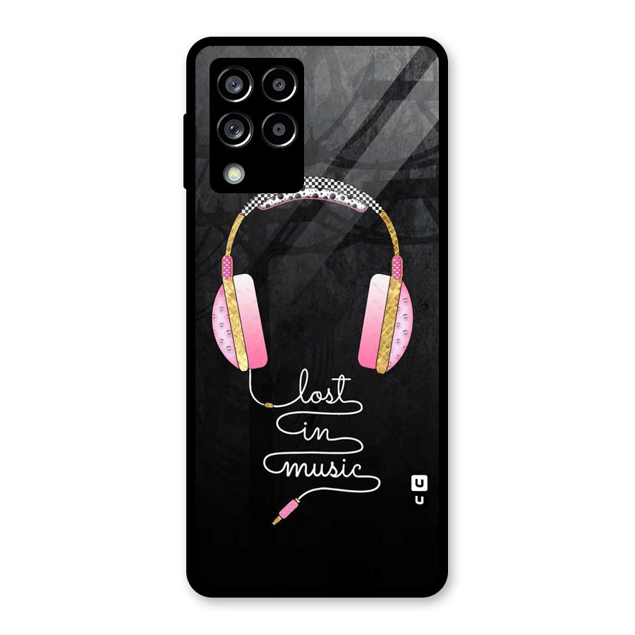 Music Lost Glass Back Case for Galaxy M53 5G