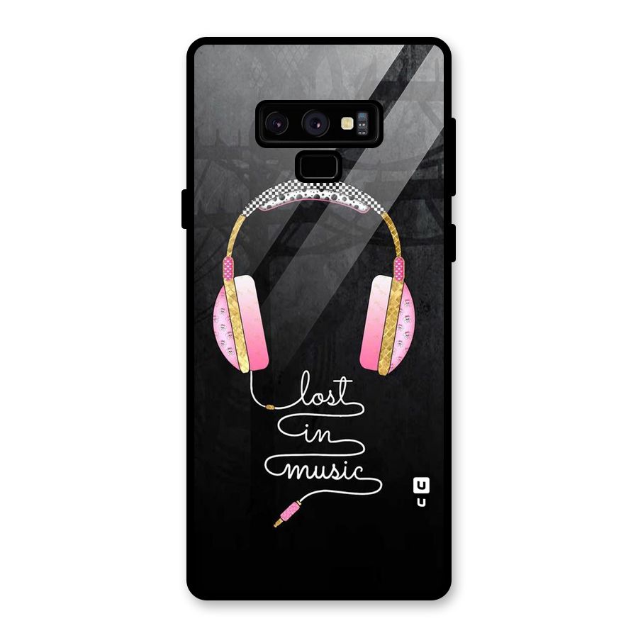 Music Lost Glass Back Case for Galaxy Note 9