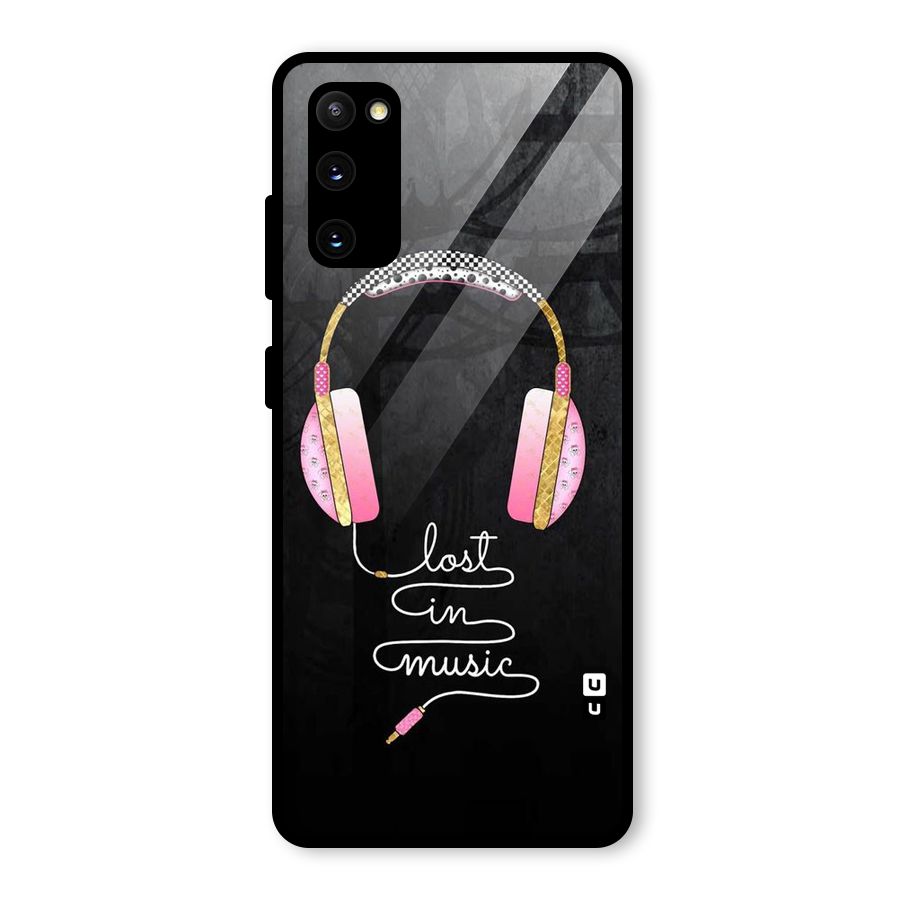Music Lost Glass Back Case for Galaxy S20 FE