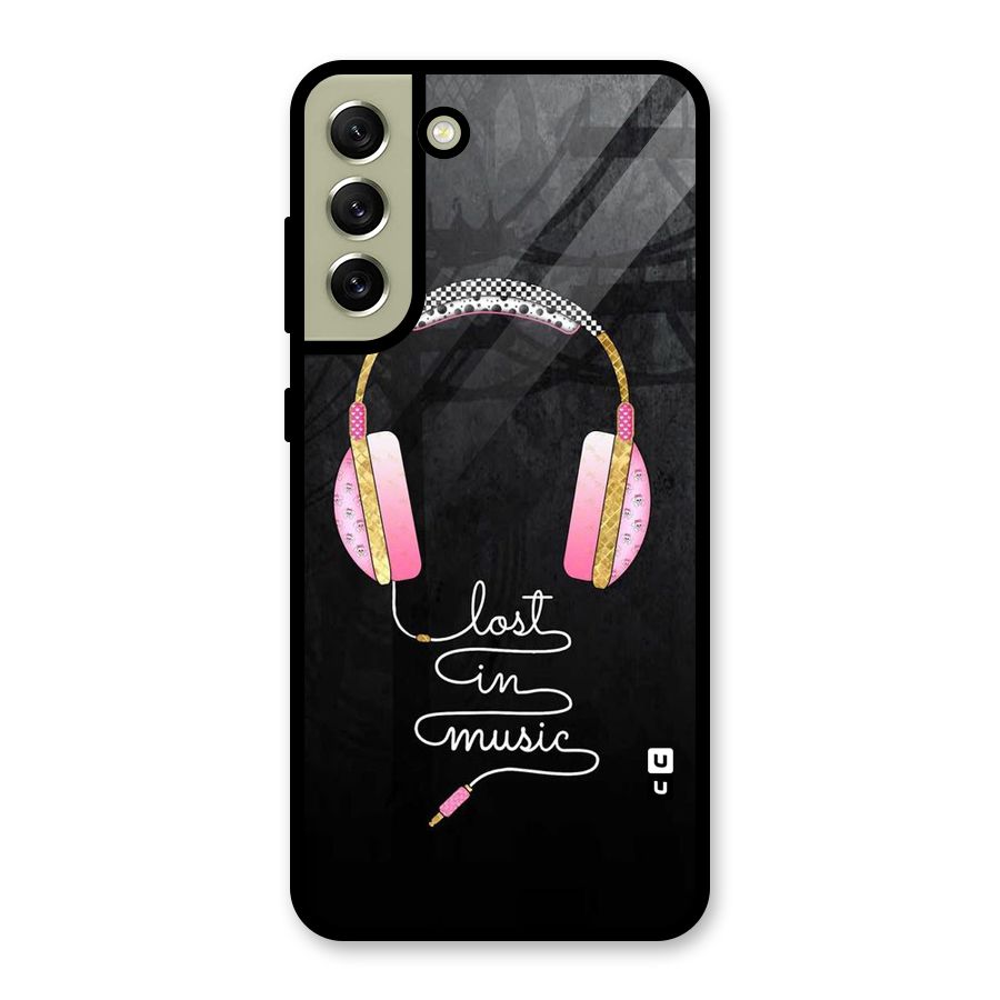 Music Lost Glass Back Case for Galaxy S21 FE 5G