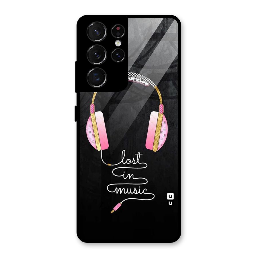 Music Lost Glass Back Case for Galaxy S21 Ultra 5G