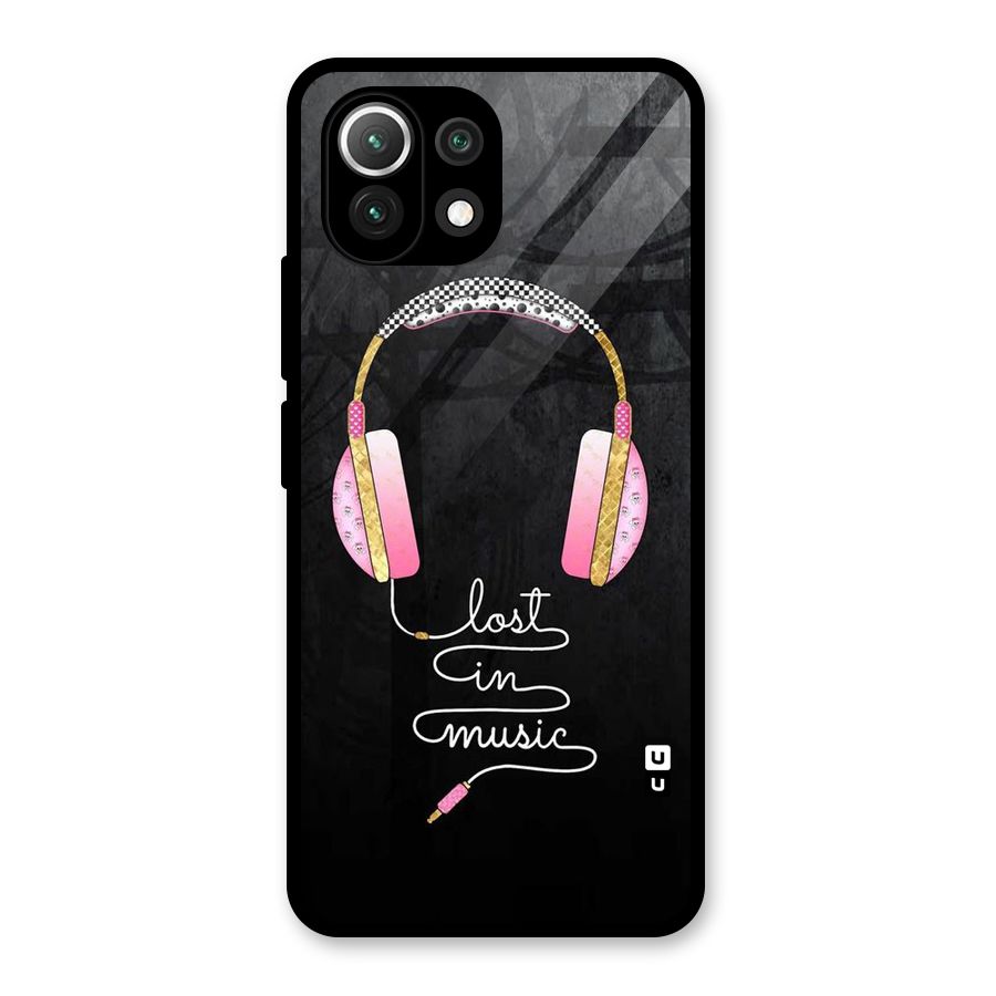 Music Lost Glass Back Case for Mi 11 Lite