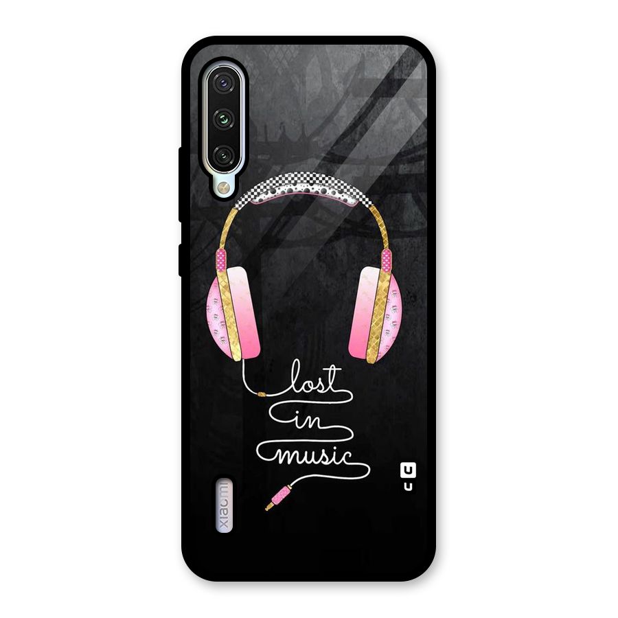 Music Lost Glass Back Case for Mi A3