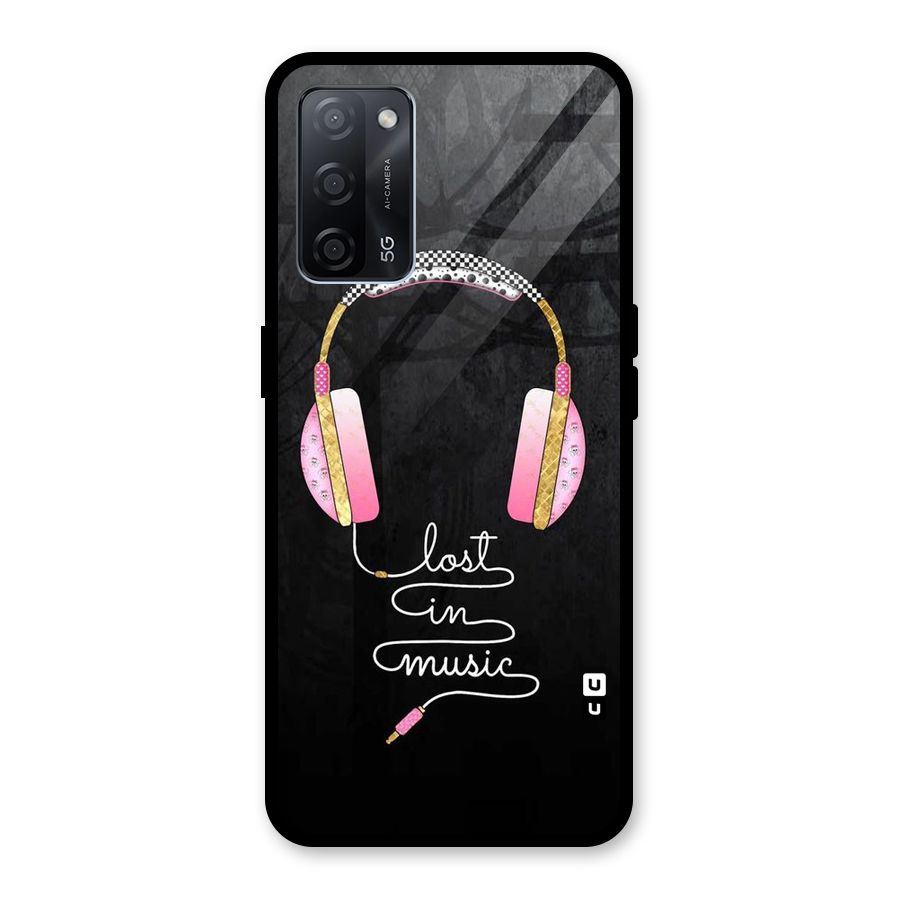 Music Lost Glass Back Case for Oppo A53s 5G