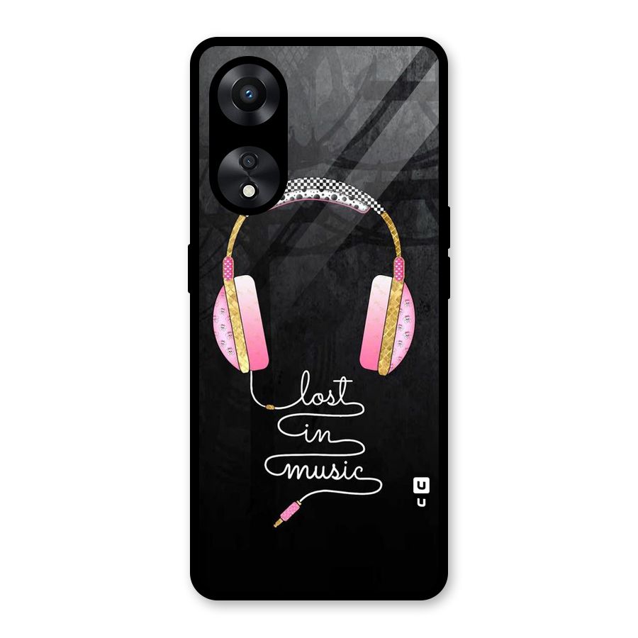 Music Lost Glass Back Case for Oppo A78
