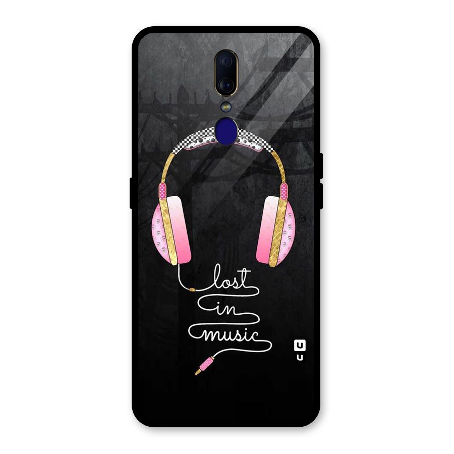 Music Lost Glass Back Case for Oppo F11