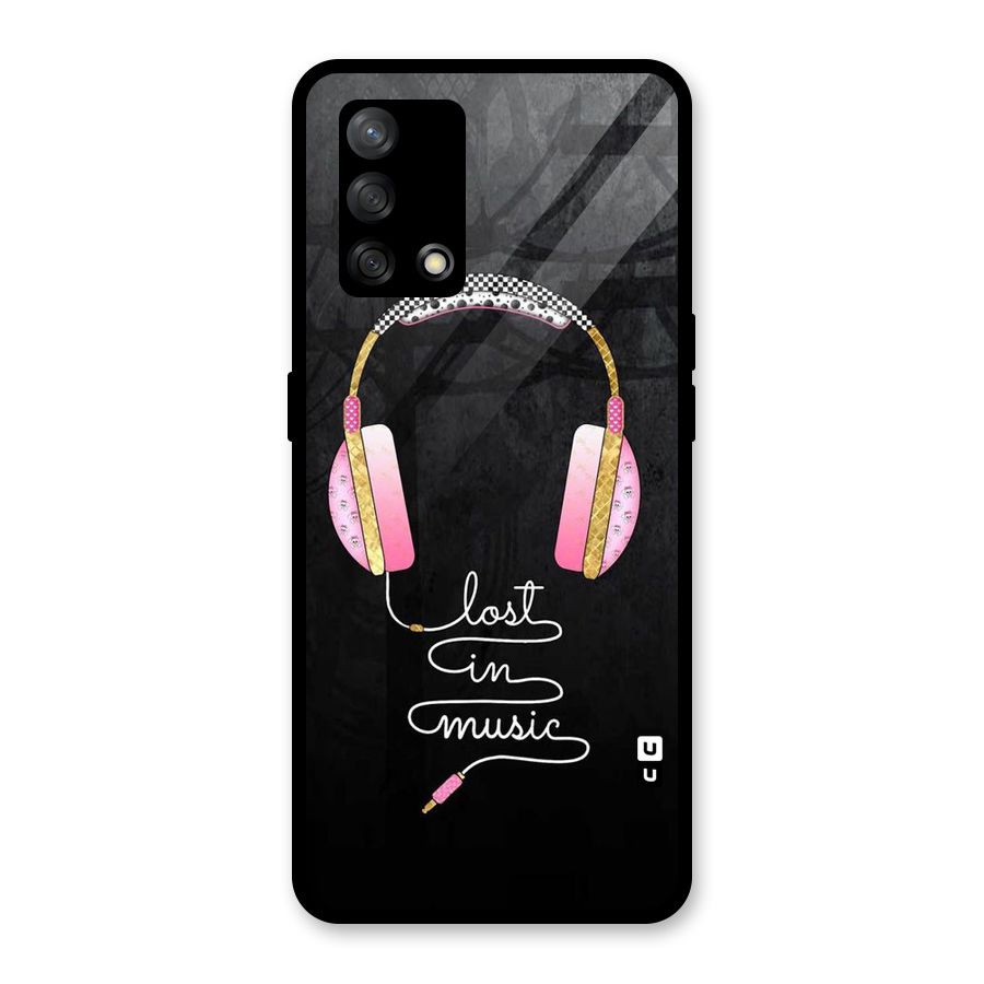 Music Lost Glass Back Case for Oppo F19