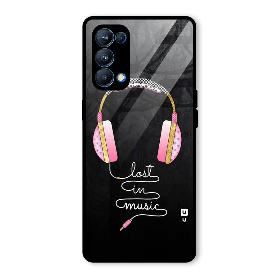 Music Lost Glass Back Case for Oppo Reno5 Pro 5G