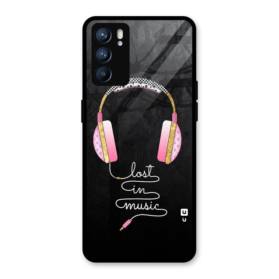 Music Lost Glass Back Case for Oppo Reno6 5G