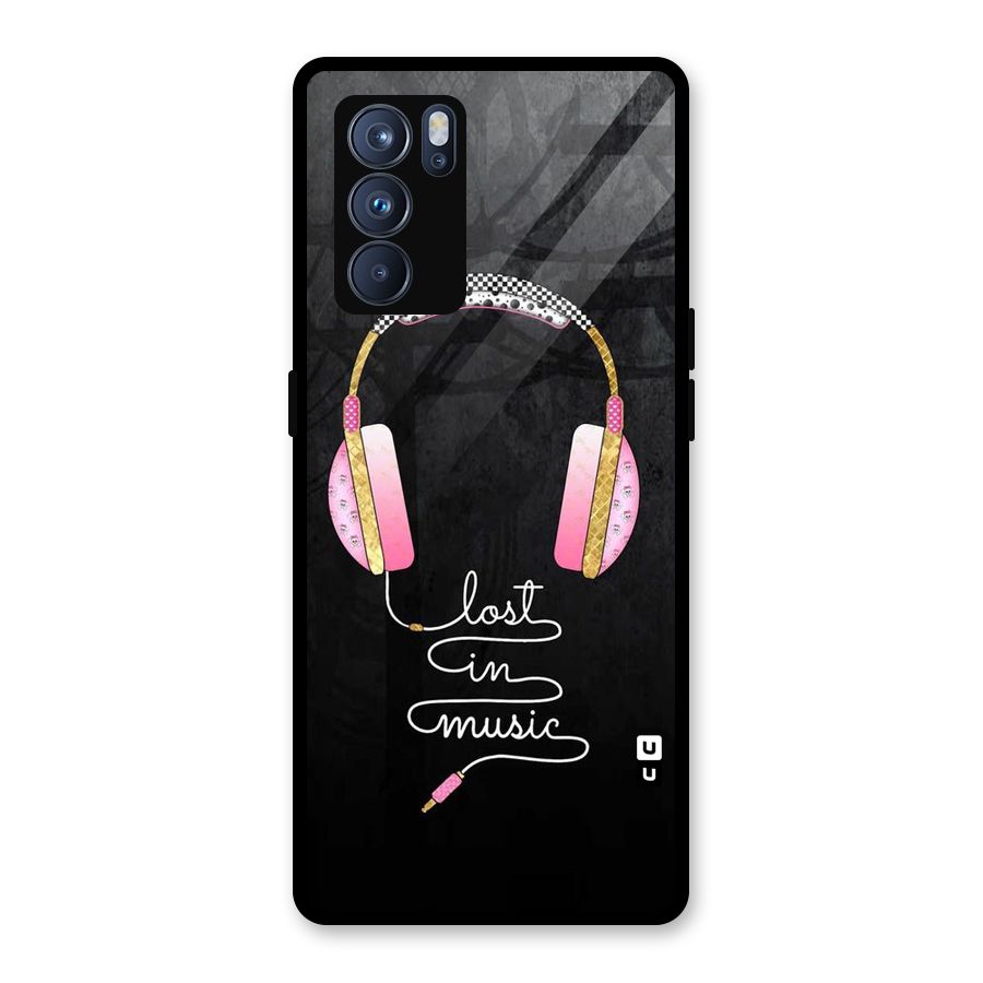 Music Lost Glass Back Case for Oppo Reno6 Pro 5G