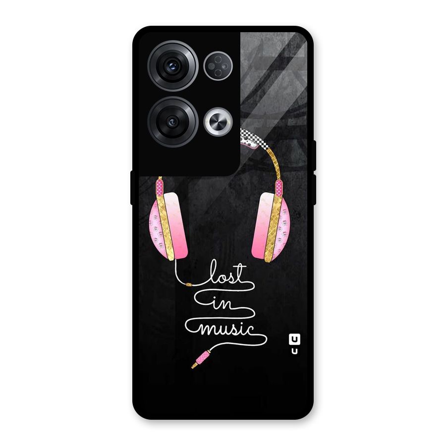 Music Lost Glass Back Case for Oppo Reno8 Pro 5G