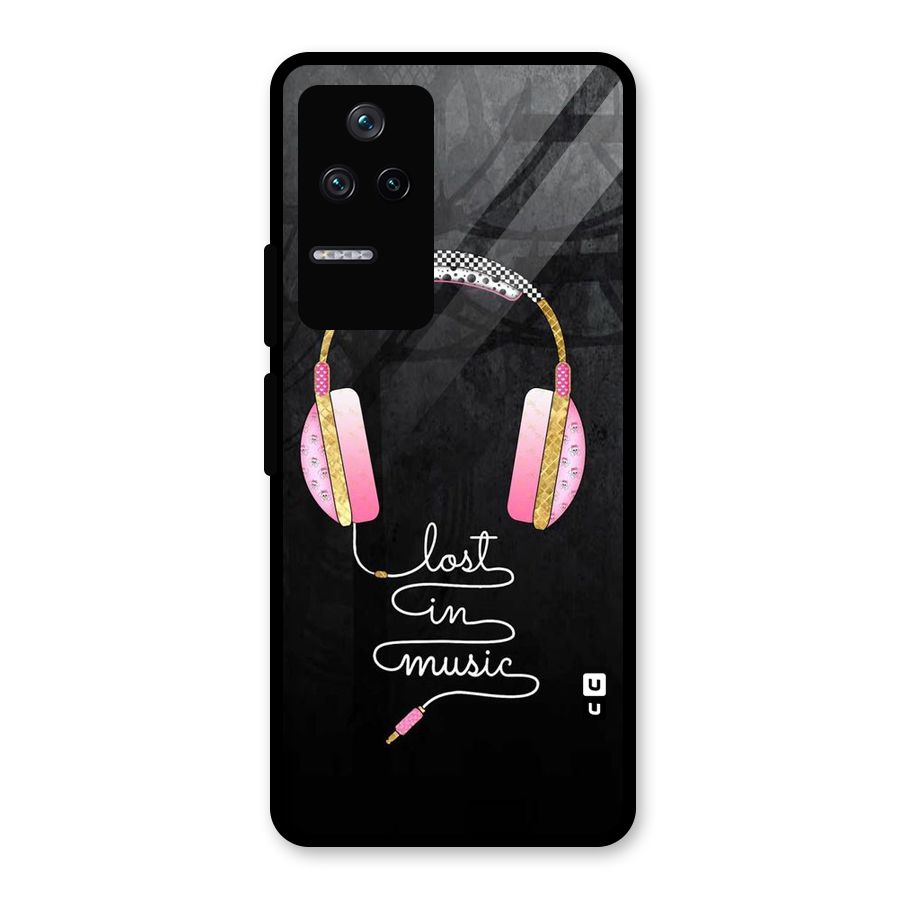 Music Lost Glass Back Case for Poco F4 5G