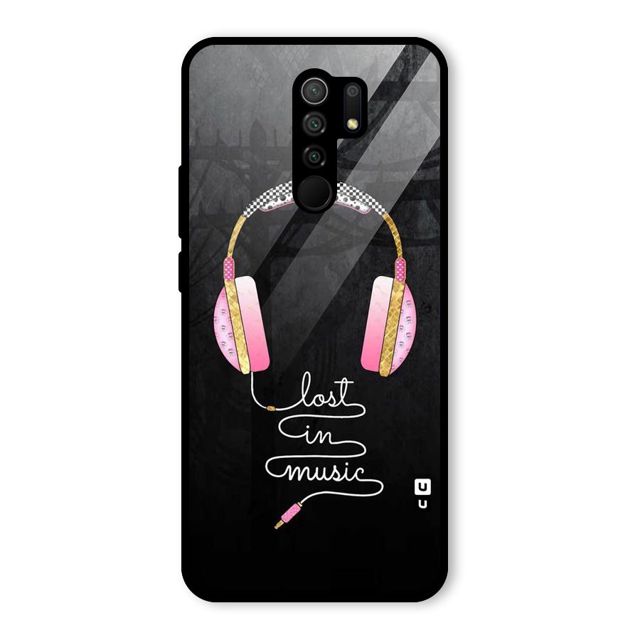 Music Lost Glass Back Case for Poco M2