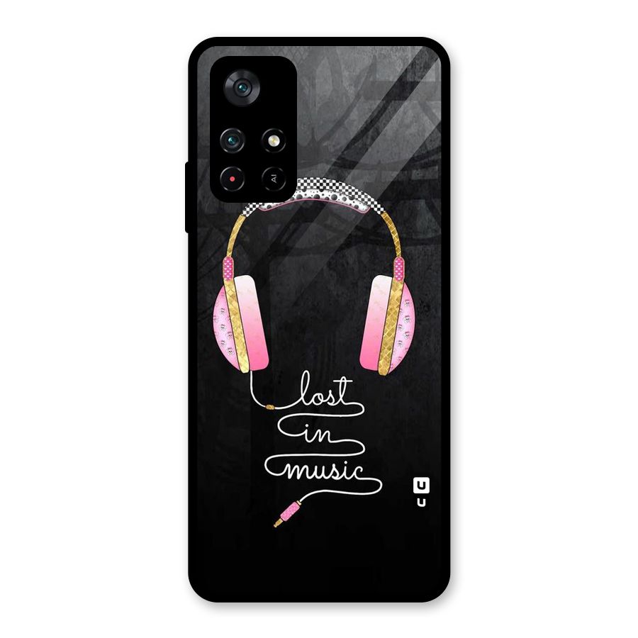 Music Lost Glass Back Case for Poco M4 Pro 5G