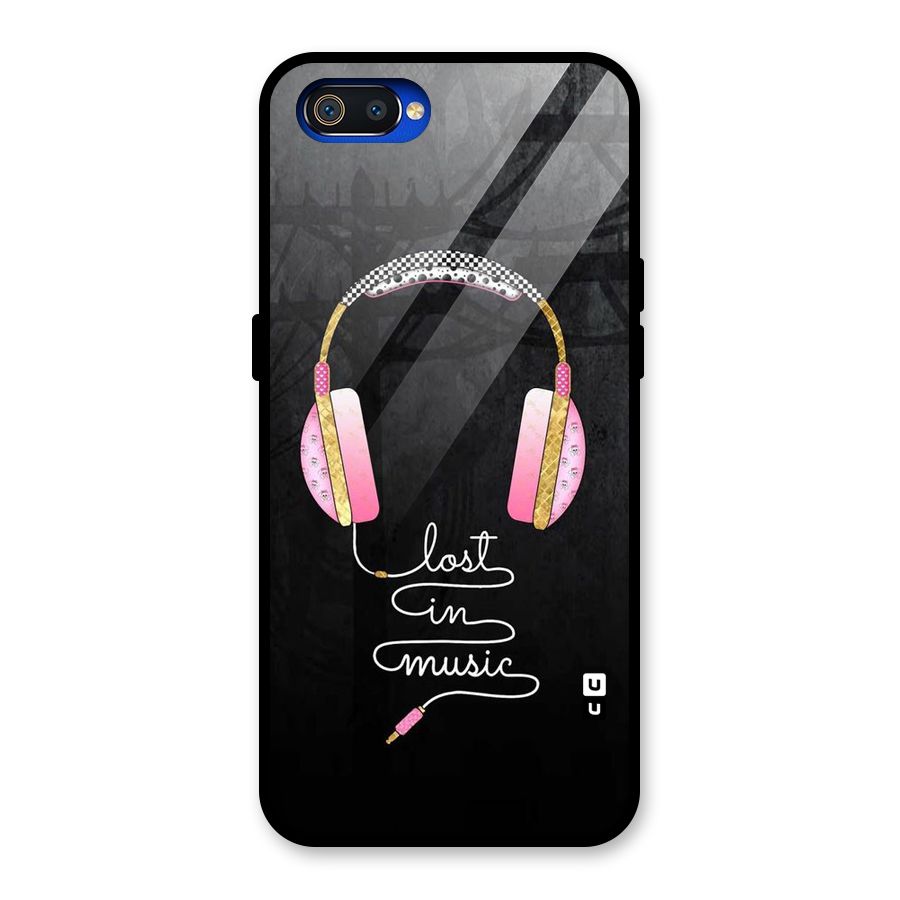 Music Lost Glass Back Case for Realme C2