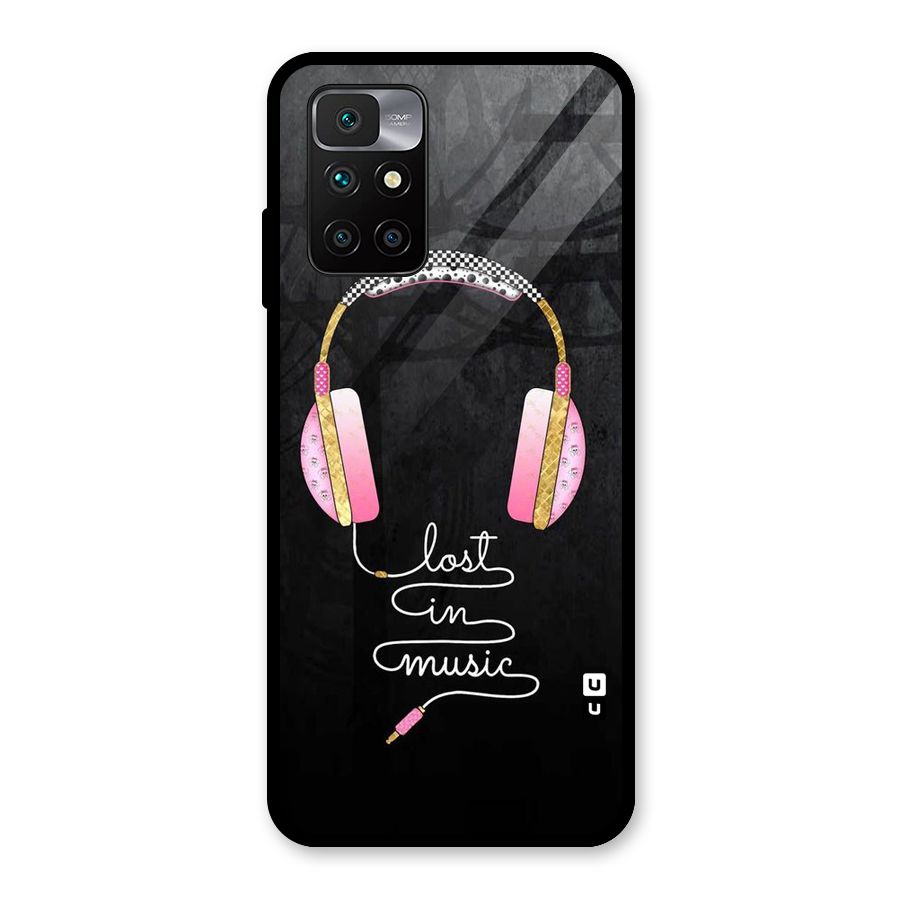 Music Lost Glass Back Case for Redmi 10 Prime