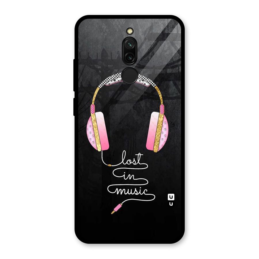 Music Lost Glass Back Case for Redmi 8