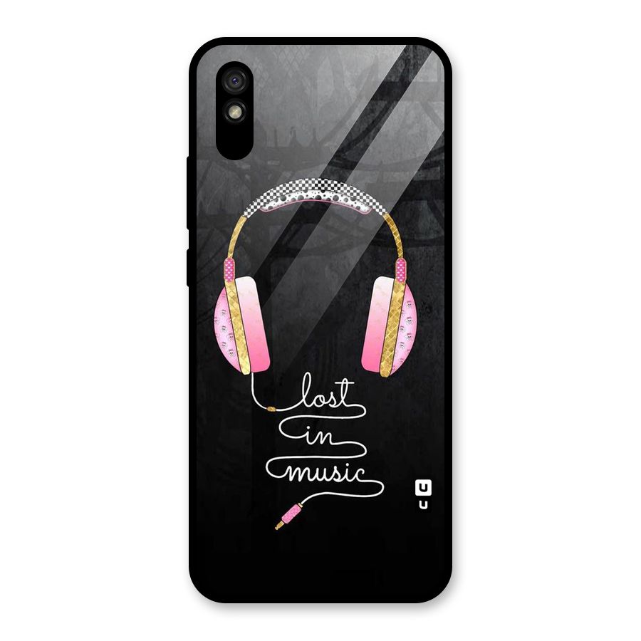 Music Lost Glass Back Case for Redmi 9i