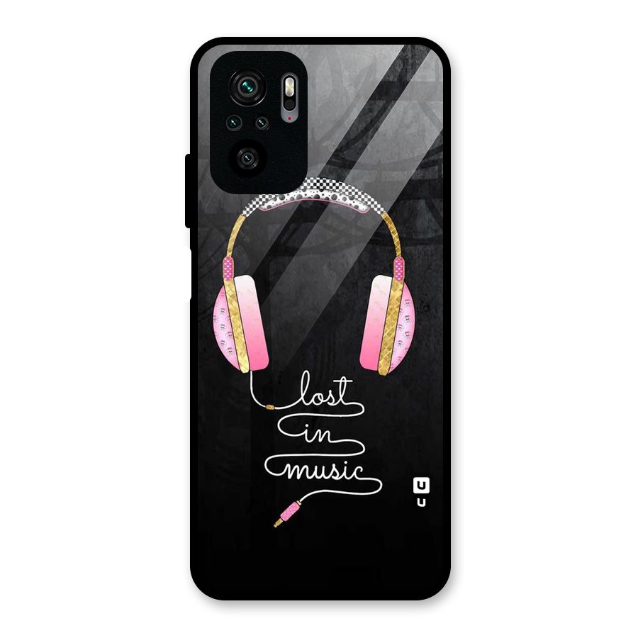 Music Lost Glass Back Case for Redmi Note 10S