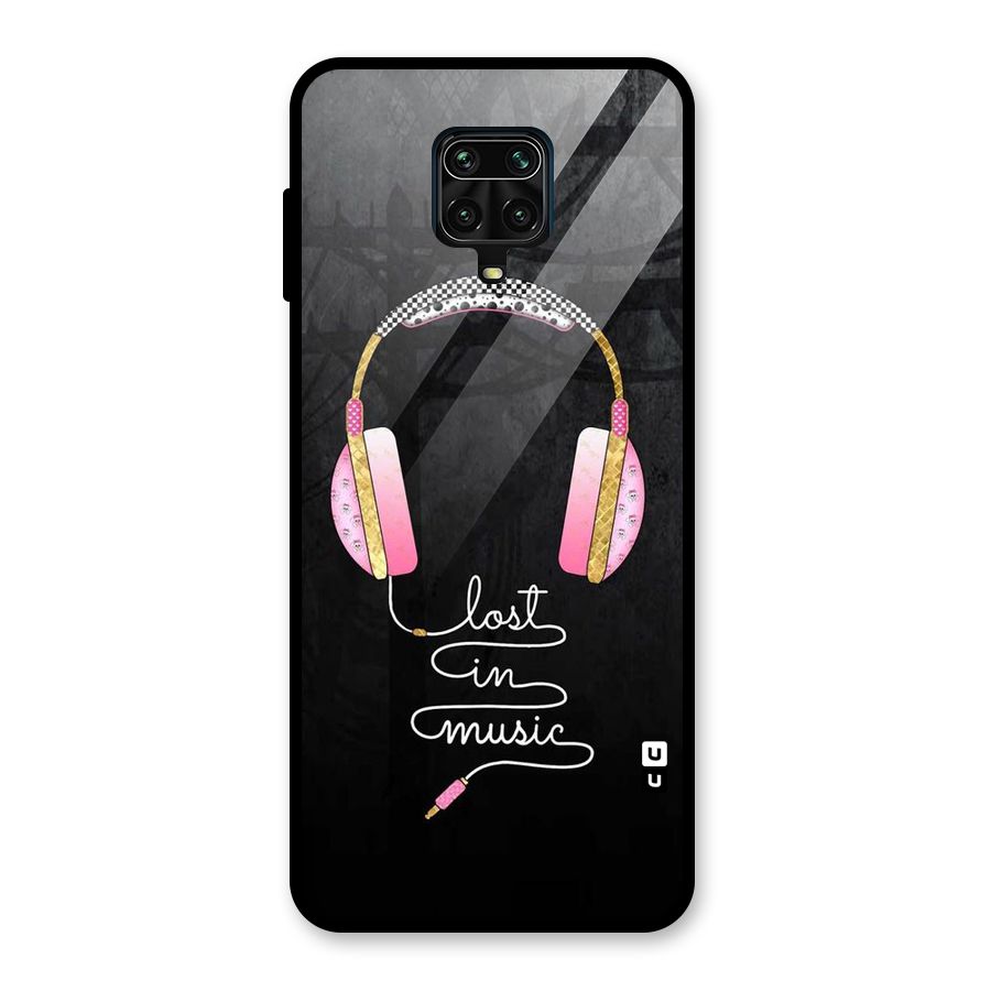 Music Lost Glass Back Case for Redmi Note 10 Lite