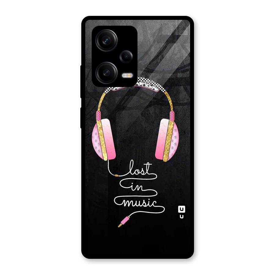 Music Lost Glass Back Case for Redmi Note 12 Pro