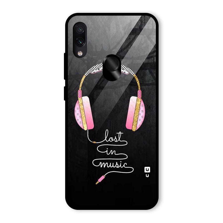 Music Lost Glass Back Case for Redmi Note 7 Pro