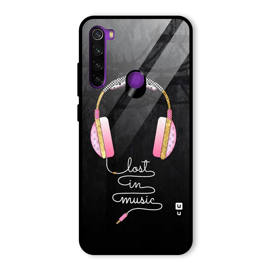 Music Lost Glass Back Case for Redmi Note 8