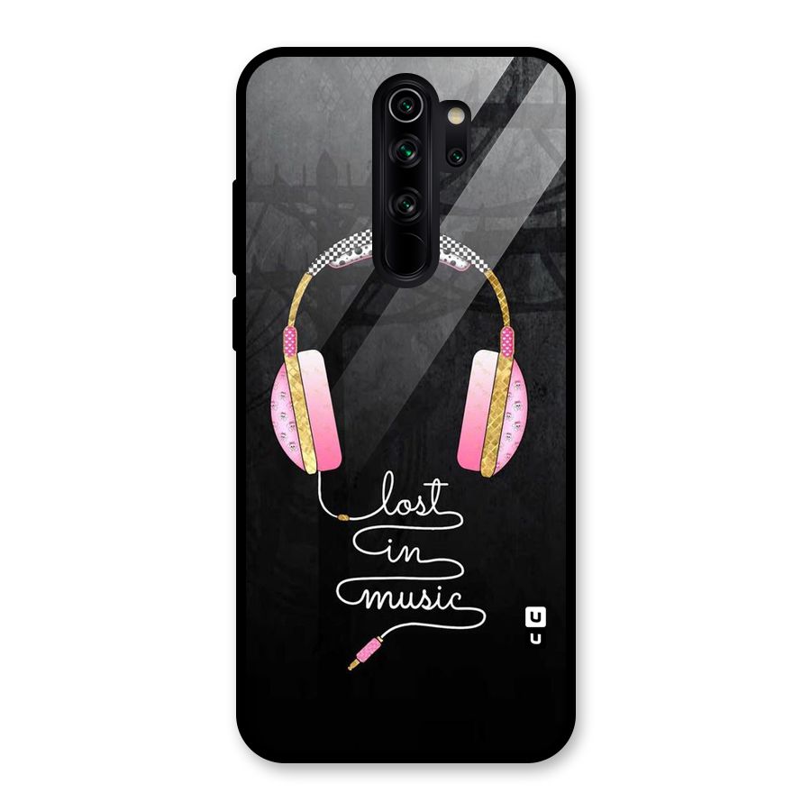 Music Lost Glass Back Case for Redmi Note 8 Pro