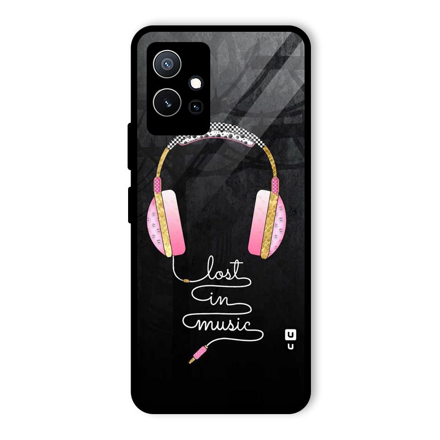 Music Lost Glass Back Case for Vivo T1 5G