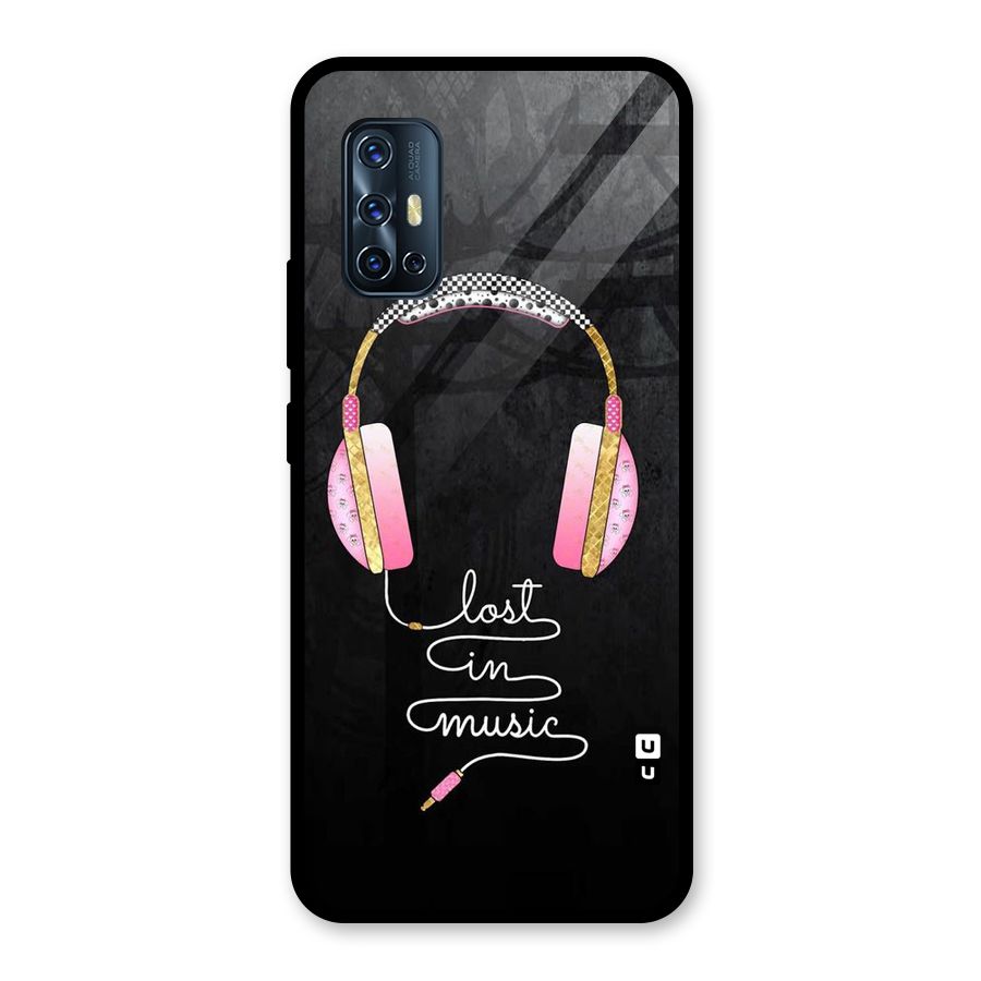 Music Lost Glass Back Case for Vivo V17
