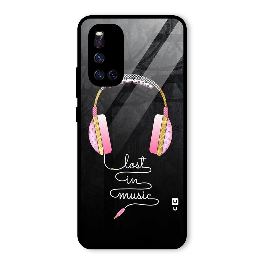 Music Lost Glass Back Case for Vivo V19