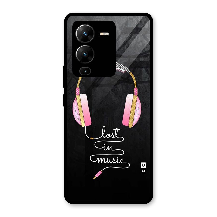 Music Lost Glass Back Case for Vivo V25 Pro