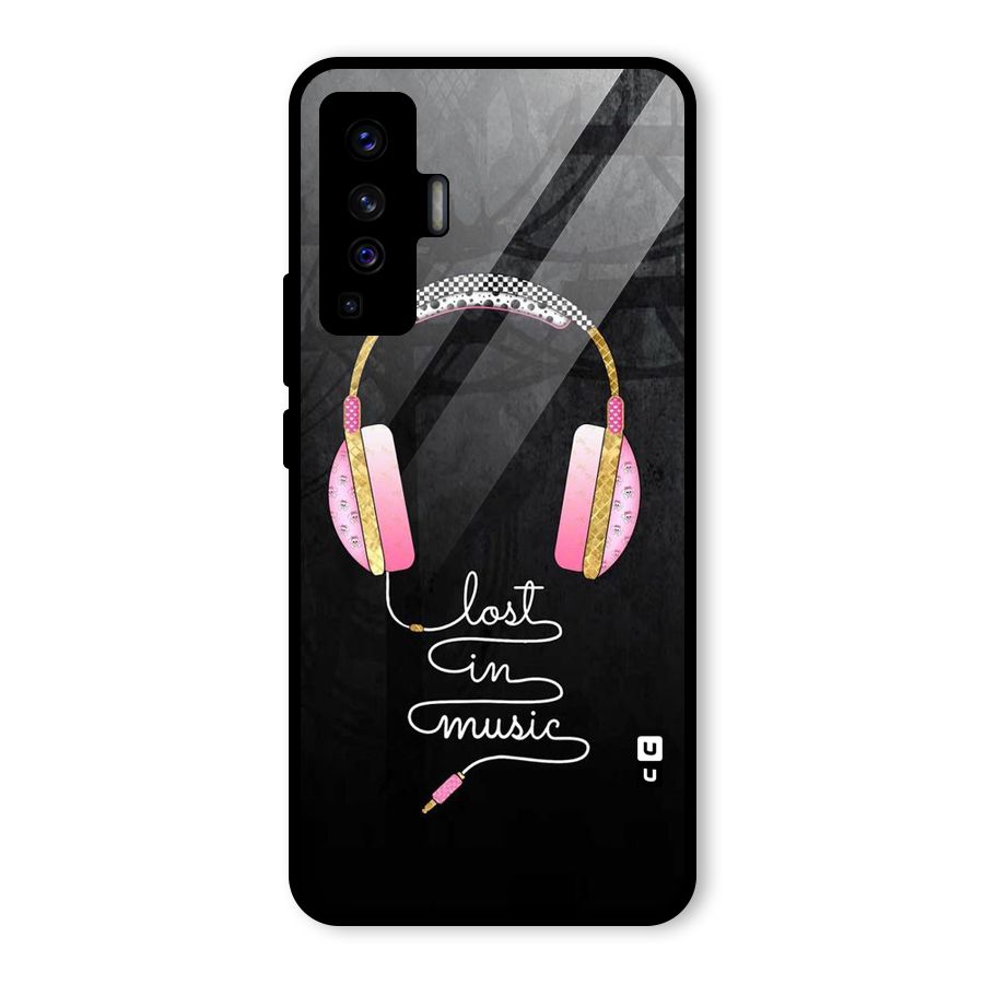 Music Lost Glass Back Case for Vivo X50