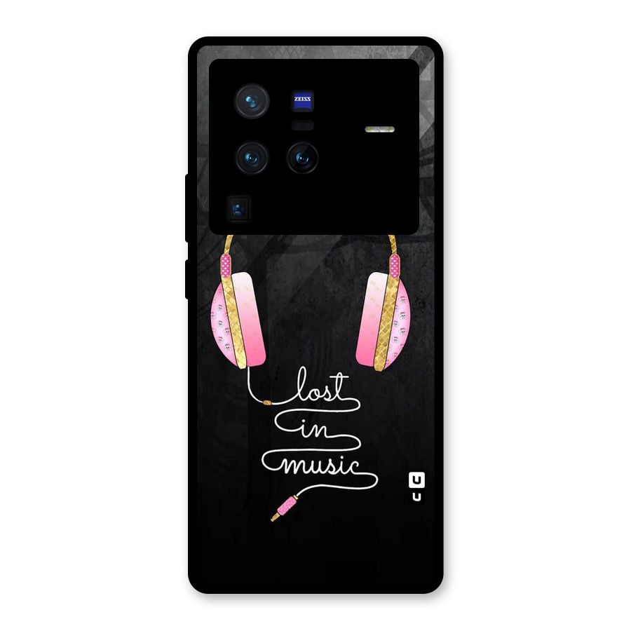 Music Lost Glass Back Case for Vivo X80 Pro