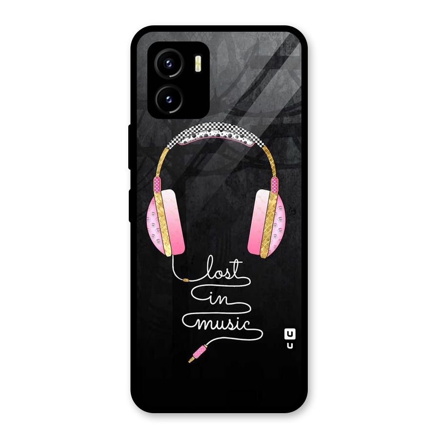 Music Lost Glass Back Case for Vivo Y15s