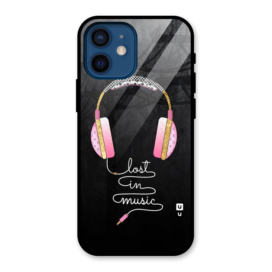 Music Lost Glass Back Case for iPhone 12 Mini