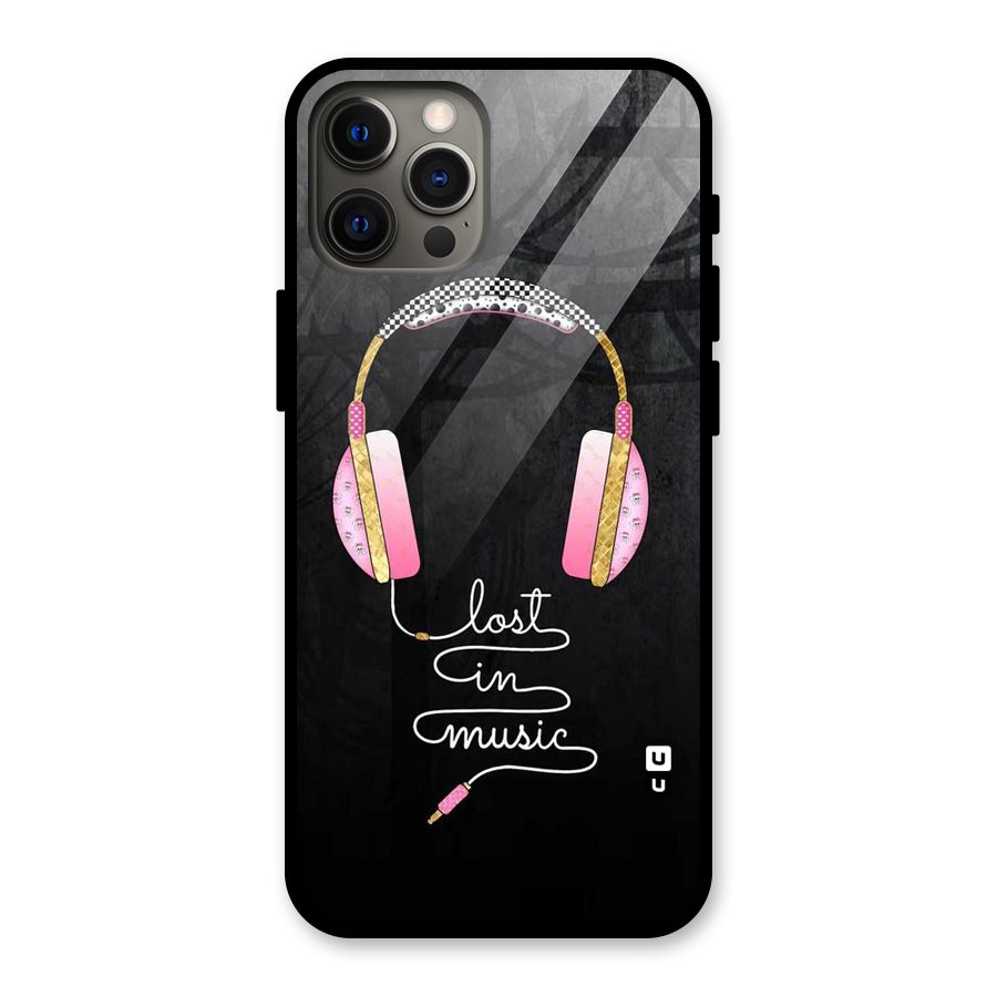 Music Lost Glass Back Case for iPhone 12 Pro Max