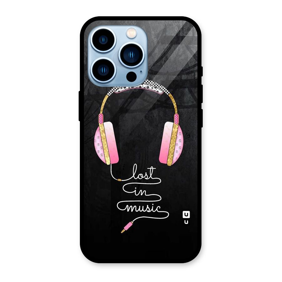 Music Lost Glass Back Case for iPhone 13 Pro