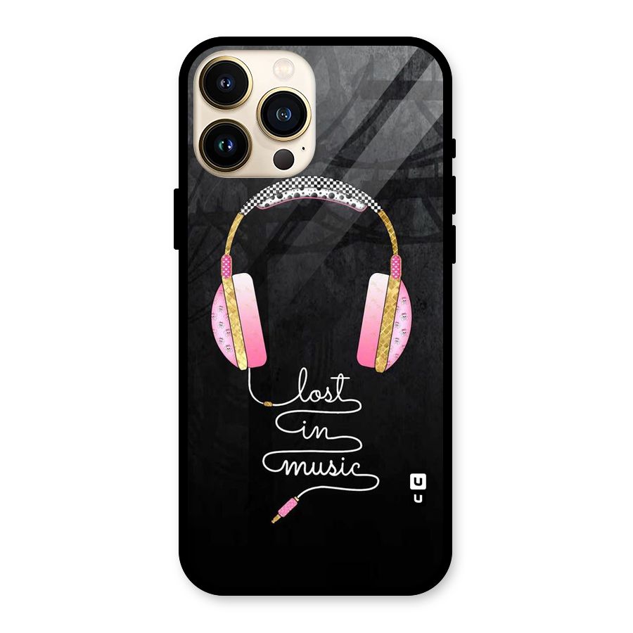 Music Lost Glass Back Case for iPhone 13 Pro Max