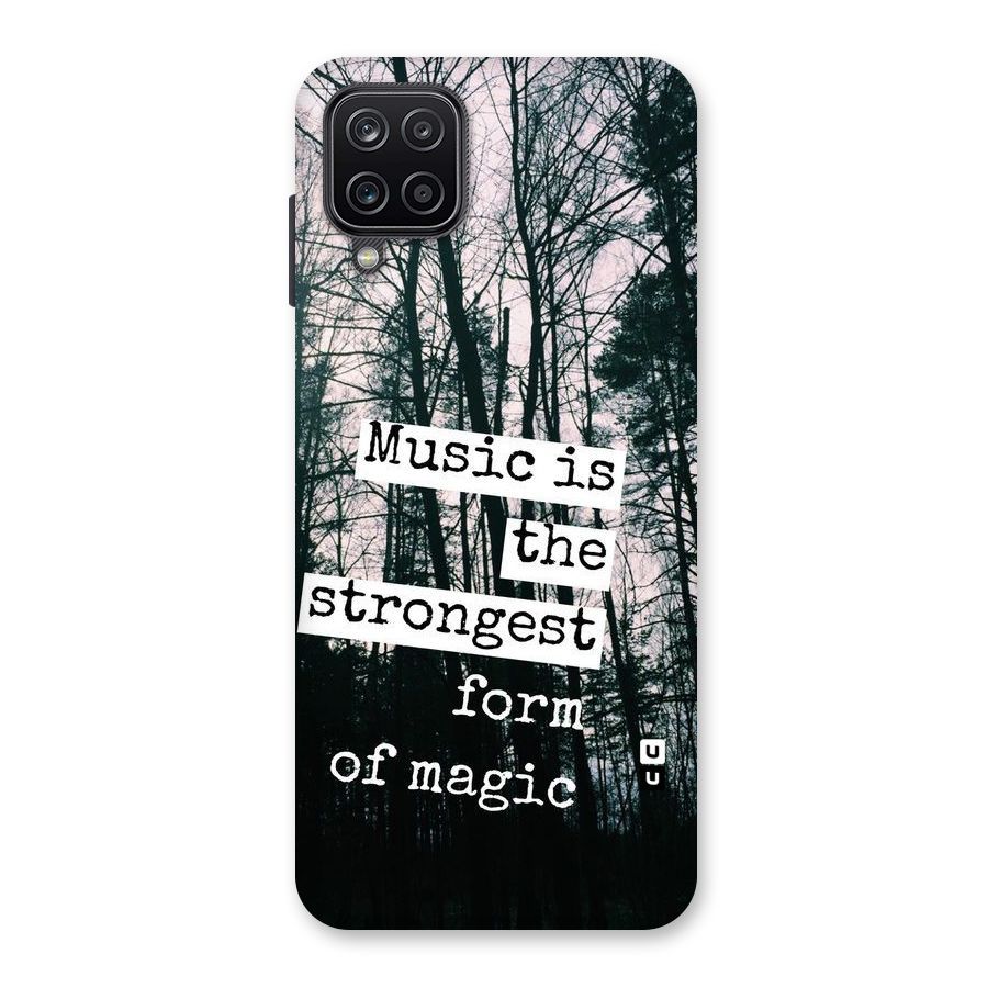 Music Magic Back Case for Galaxy A12