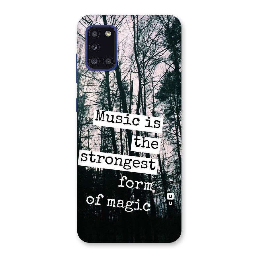 Music Magic Back Case for Galaxy A31