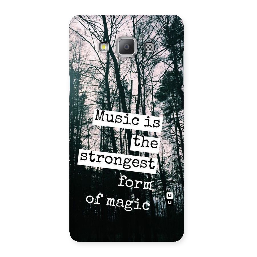 Music Magic Back Case for Galaxy A7