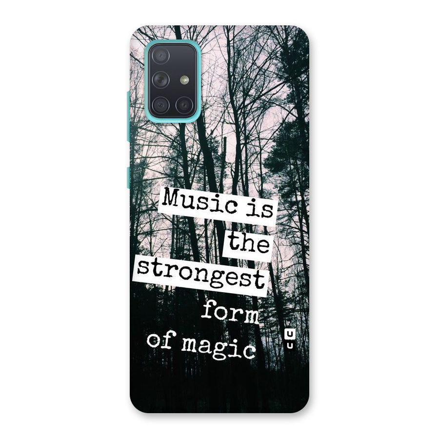 Music Magic Back Case for Galaxy A71