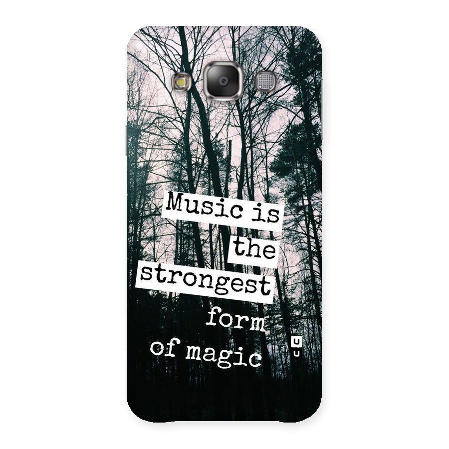 Music Magic Back Case for Galaxy E7
