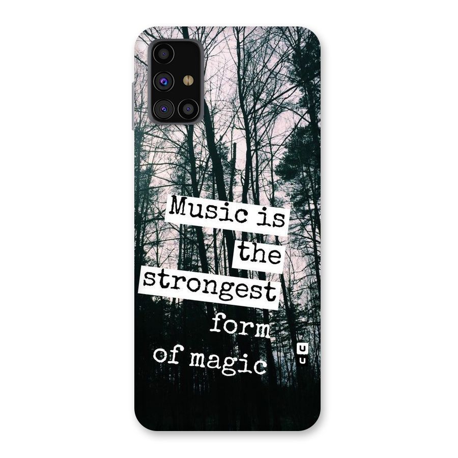 Music Magic Back Case for Galaxy M31s