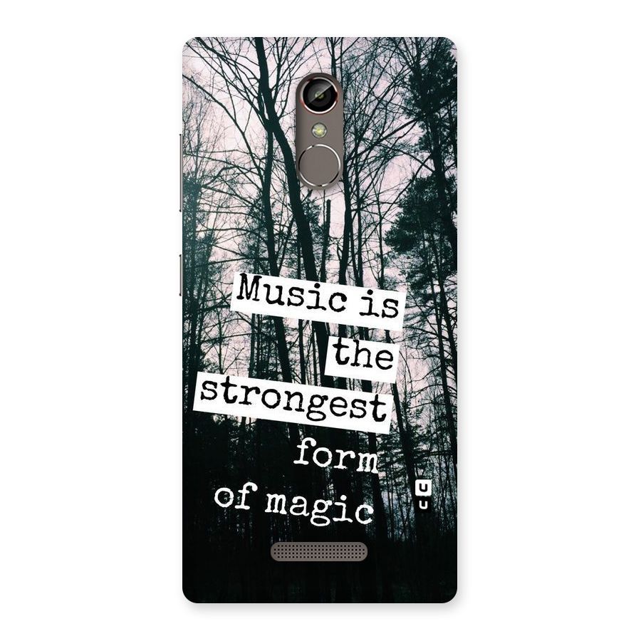 Music Magic Back Case for Gionee S6s