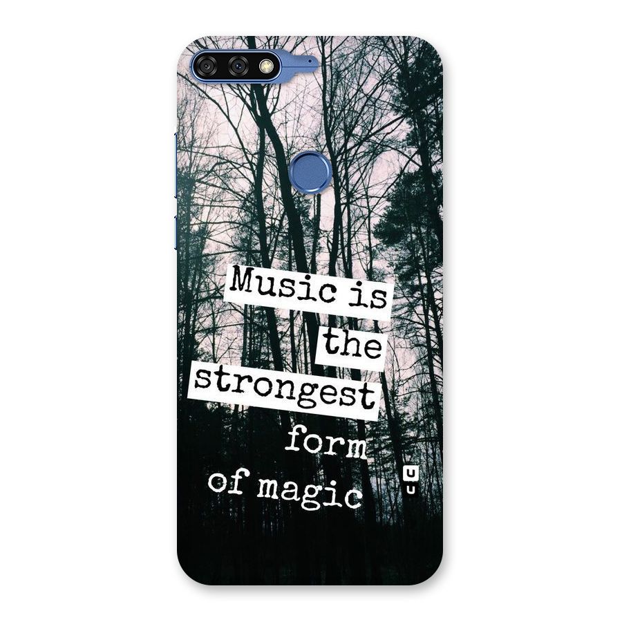 Music Magic Back Case for Honor 7C